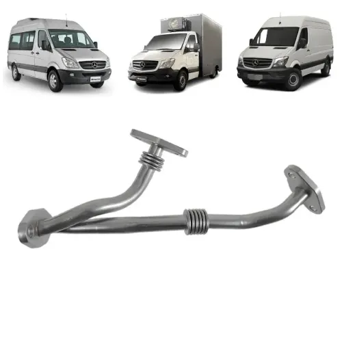 Cano duplo retorno de óleo da turbina original -  Sprinter 311 313 415 515 2012 a 2019