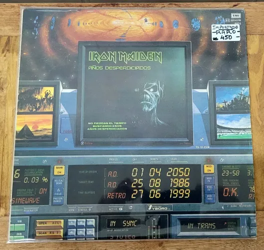 Iron Maiden - Anos Desperdiciados - Argentino (LP/Vinil) - Raro