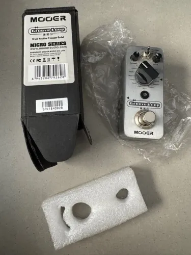 Mooer Groove Loop - Pedal de bateria e Loop NOVO