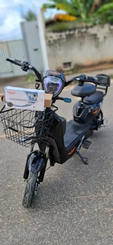 BICICLETA ELÉTRICA ARO 14 ALARME E CHAVE RESERVA