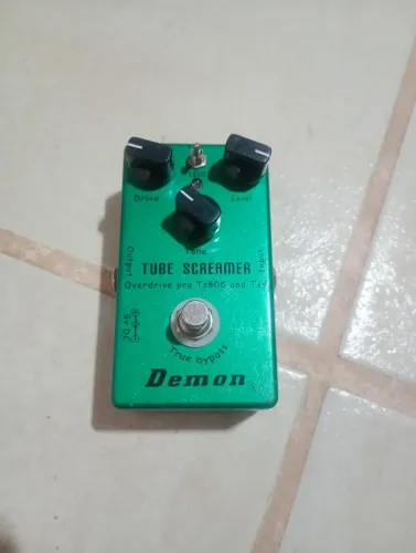 Pedal demonfx tube screamer para guitarra