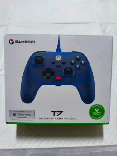 Controle Gamesir T7 PC Xbox One Series S X Azul + 1Mês de Game Pass