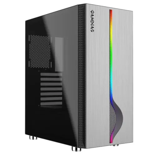 Gabinete Gamer Gamdias Mars M1 Com Led Rgb Frontal *1 Fan Sem Led* - WZetta