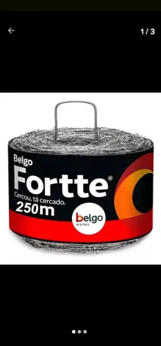 Arame Farpado Belgo Forte 250m