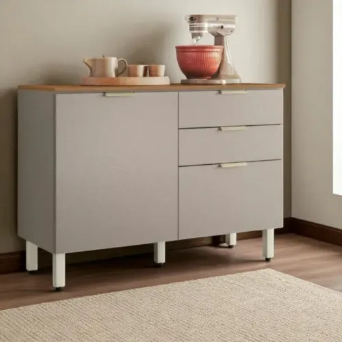 ALBA novo balcão em estoque 120cm 2 Portas e 2 Gavetas