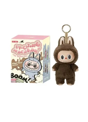 LABUBU CHAVEIRO PELUCIA EXCITING MACARRON POP MART SURPRESA