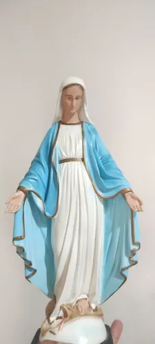 Imagem nossa senhora das Graças 30 cm resina pintada 