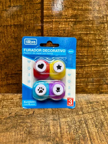 Furador Decorativo 4 Unidades 