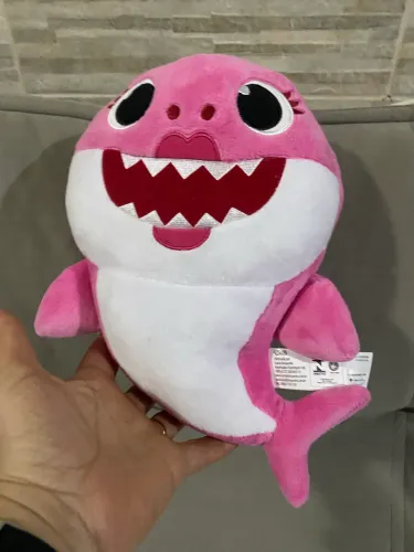 Pelúcia shark baby musical