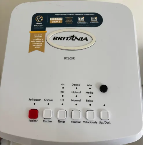 Climatizador de Ar Britânia BCL05FI - Ionizador e 5 em 1