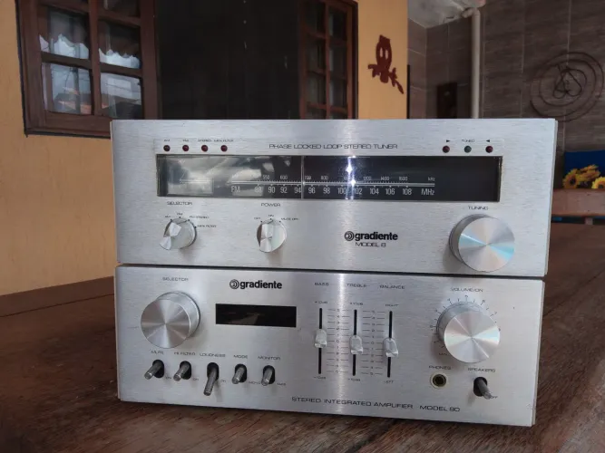 Conjunto gradiente vintage 