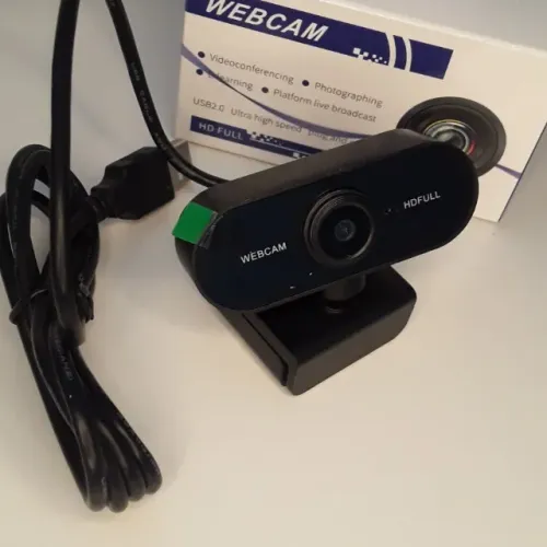 Câmera Usb Hd 1080p Webcam Mini - Faço Entrega
