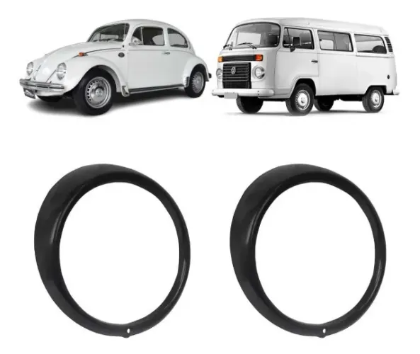 ARO FAROL KOMBI/FUSCA PRETO