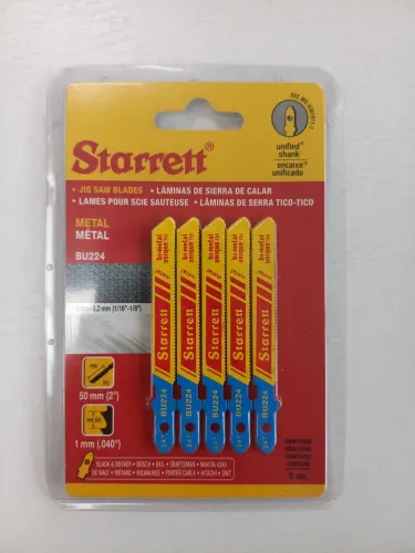 Lâminas de Serra Tico-Tico Starrett BU224 - 5 unidades