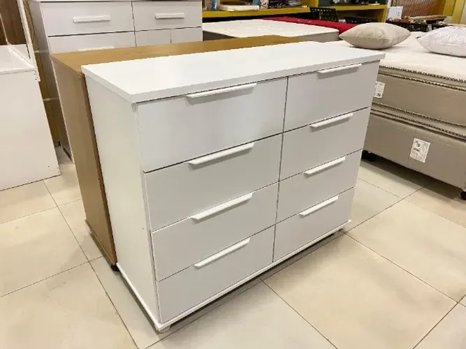 Cômoda 8 Gavetas Athenas MDF 