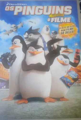 DVD Os Pinguins de Madagascar 'O Filme' Excelente Estado 