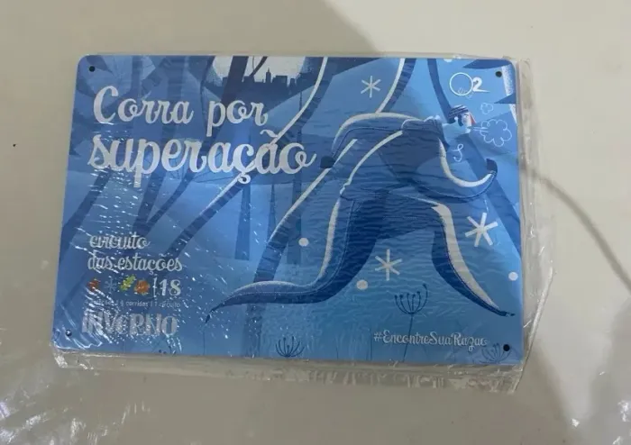 Placa Decorativa Circuito das Estações - Inverno 2018