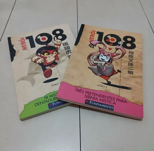 Livros da coleção Herói 108