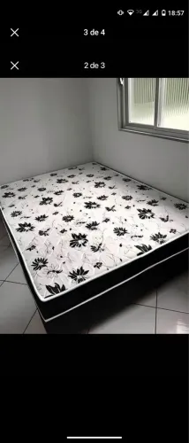 Cama box casal 12cm de espuma 