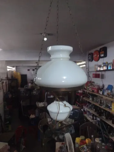 Lustre de vidro antigo