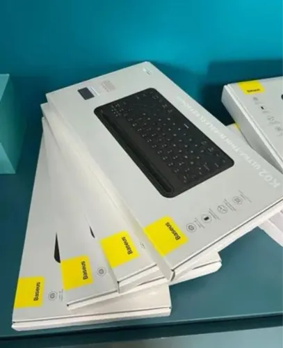 Baseus teclado sem fio para ipad k02 ultrafino, bateria 10.000 mah, bluetooth 5.1