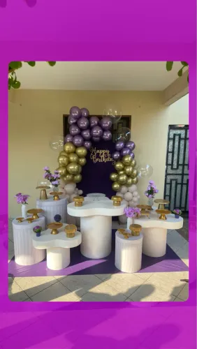 Decoração completa com balão ?