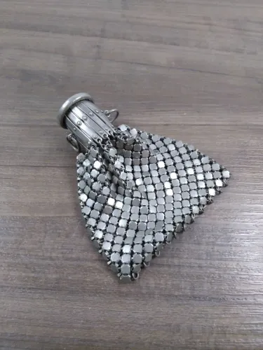 Niqueleira prateada vintage 