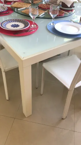 MESA DE JANTAR QUADRADA 1,40 X 1,40