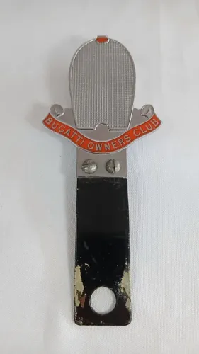 Antigo Emblema ou Car Mascot de carros da Bugatti - Bugatti Owners Club.