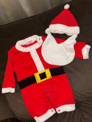 Roupa papai noel bebe