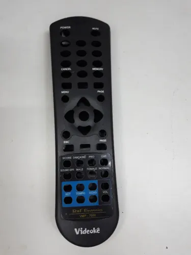 Carcaça Controle Remoto Original Videoke Raf Vmp 7000