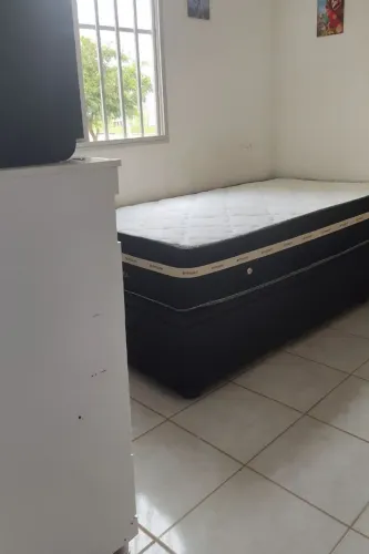 Conjunto colchão Ortosleep e box baú