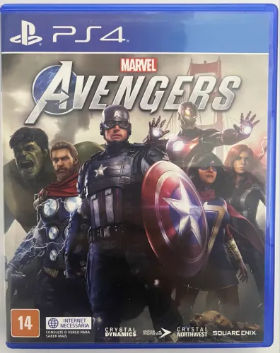 MARVEL AVENGERS - PS4 com STELL BOOK