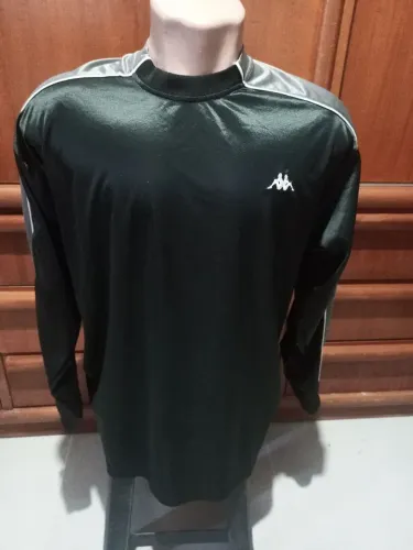 CAMISA KAPPA/MANGA LONGA/PRETA