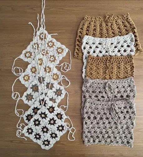 Coleção crochê moda praia 
