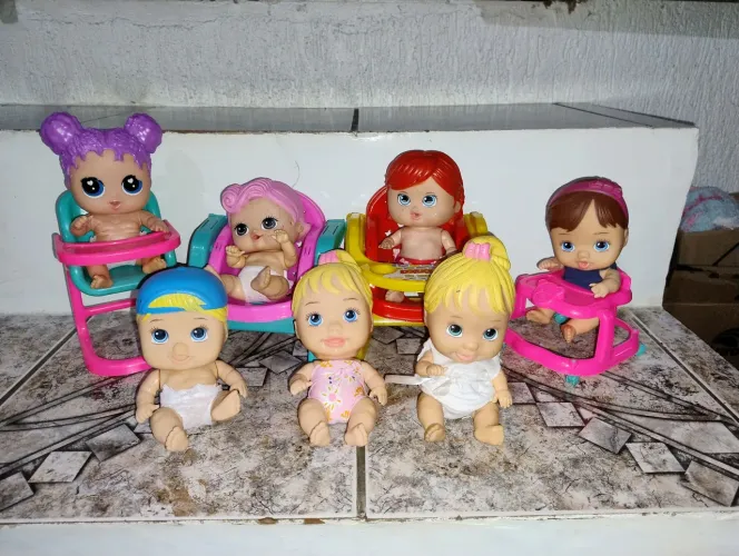 Coleção de Bonecas Bebê Divertidas