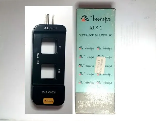 Separador de Linha Minipa ALS-1 Escala X1 X10 para Amperimetro