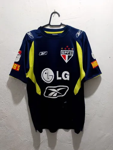 Camisa G Treino São Paulo Reebok LG Azul 2008
