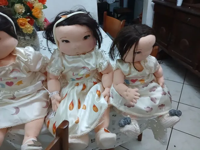 Lindas bonecas de pano, novas!