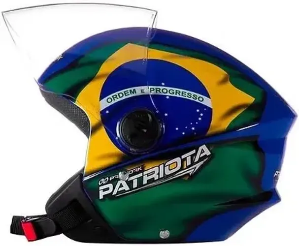 Capacete Aberto New Liberty 3 Three Patriota Brasil / As três cores disponível Nº 58