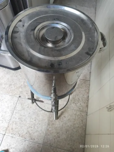 Excelente panela de cerveja em inox alta qualidade