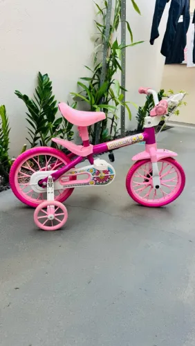Bicicleta Infantil Aro 12 Flower Nathor