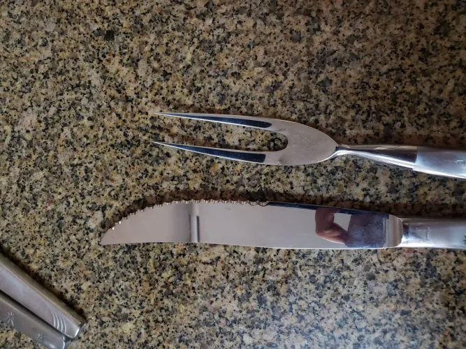 Par de trinchante para churrasco Estrelinha Hércules novo