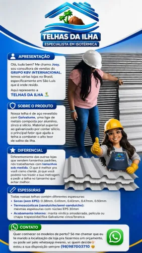 TELHAS GALVALUME PROMOÇÃO TAPUME, COBERTURA E TERMOACUSTICA