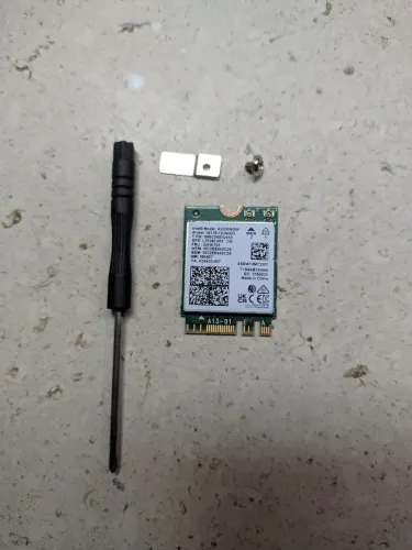 Placa WiFi 6 Intel AX200NGW M.2 Gigabit 2400Mbps + Bluetooth + Kit Brinde