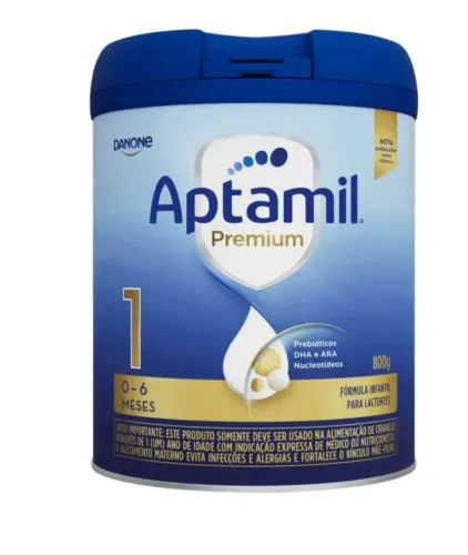 Vendo lata de aptamil lagrada de 0 a 6 meses estou vendendo porque meu filho não toma mais