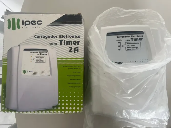 Fonte carregadora ipec com timer