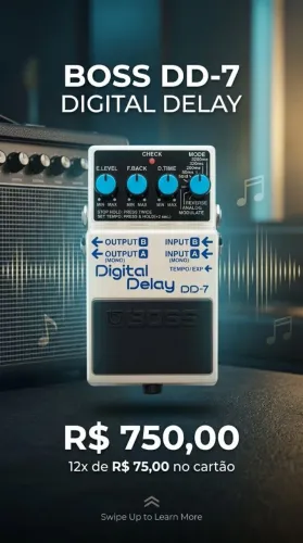Pedal de Guitarra DELAY BOSS DD7
