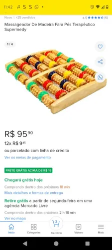 Massageador de pés