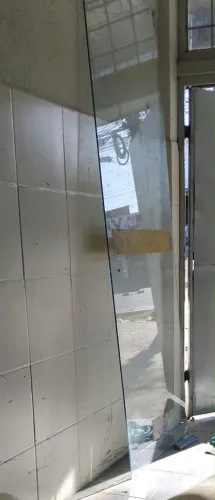 Porta de vidro temperado